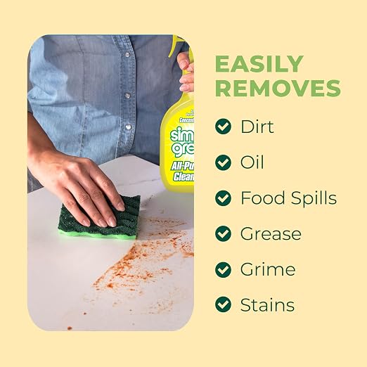 Simple Green All-Purpose Cleaner, 32 Fl Oz (Pack of 3), Lemon, 96 Fl Oz