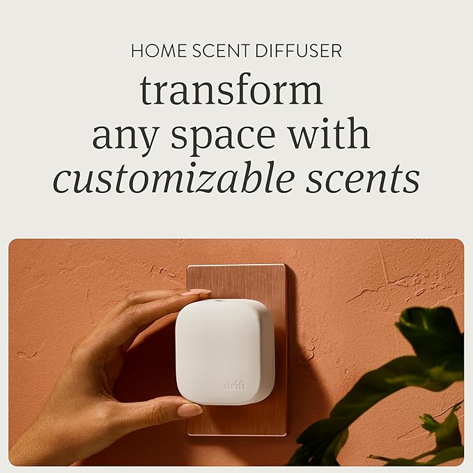 Drift Home Scent Diffuser Starter Kit in Wild Lavender - Adjustable and Long Lasting Diffuser Aroma - Clean Ingredients, Pet Safe