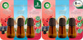 Air Wick Essential Mist Refill Multipack - Watermelon & Berries, Sea Spray & Breeze, Honeysuckle & Raspberry (Pack of 6)
