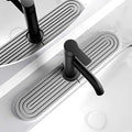 eormoe Kitchen Faucet Mat - Diatomite Splash Guard for Sink, Quick-Drying Water Absorbing Stone Tray [Grey, 17.7" x 3.9"]