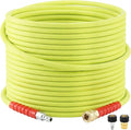 M MINGLE Pressure Washer Hose 100 FT x 3/8" - Replacement Power Wash Hose for Hot and Cold Water - High Pressure Hose with M22 14mm to 3/8 Inch Quick Connect Fittings - 4000PSI