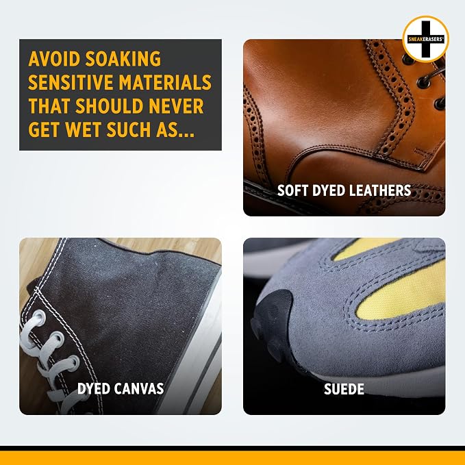SneakERASERS Overnight Soak, Shoe and Sneaker Cleaner, Easy Detergent for Sneakers athletic shoes, and more. No fuss!