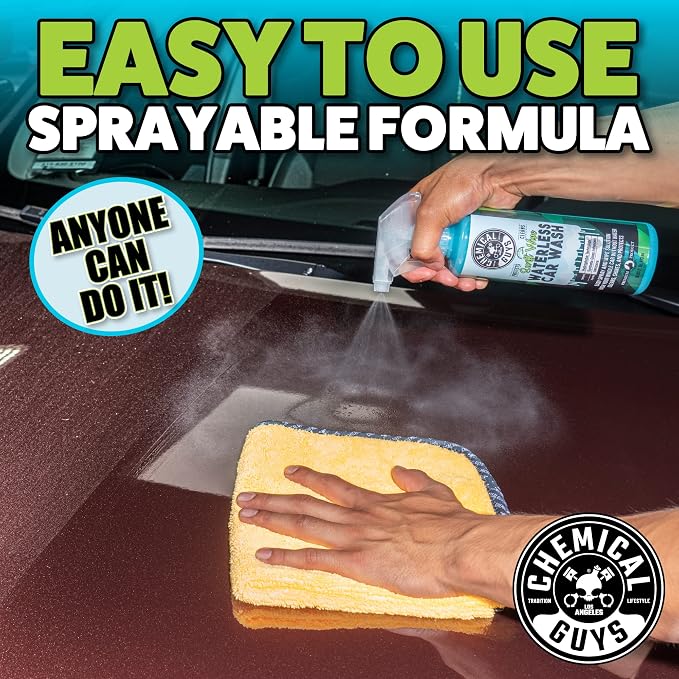 Chemical Guys CWS20916 Swift Wipe Sprayable Waterless Car Wash, Easily Clean - Just Spray & Wipe, Safe for Cars, Trucks, Motorcycles, RVs & More, 16 fl oz (Pack of 2)