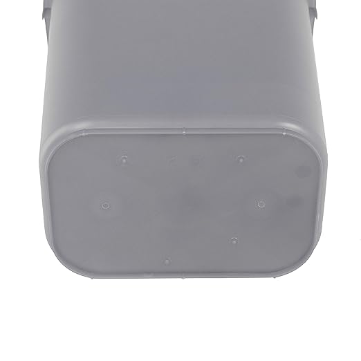 Amazon Basics Rectangular Commercial Office Wastebasket, 10 gallon (Pack of 2), Grey (Previously AmazonCommercial brand)