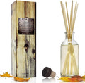 Reed Diffuser Set, Autumn Woods - Bathroom Shelf Décor | Dark walnut, English Lavender and White Amber, A Fresh, Earthy, Woodsy Fall Forage Scent, Made in the USA