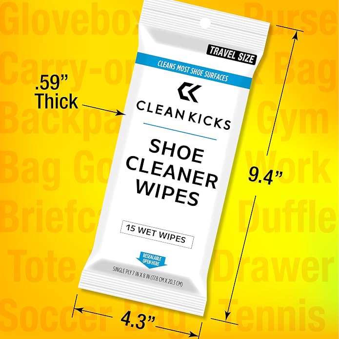 CleanKicks Shoe Cleaner Shoe Wipes