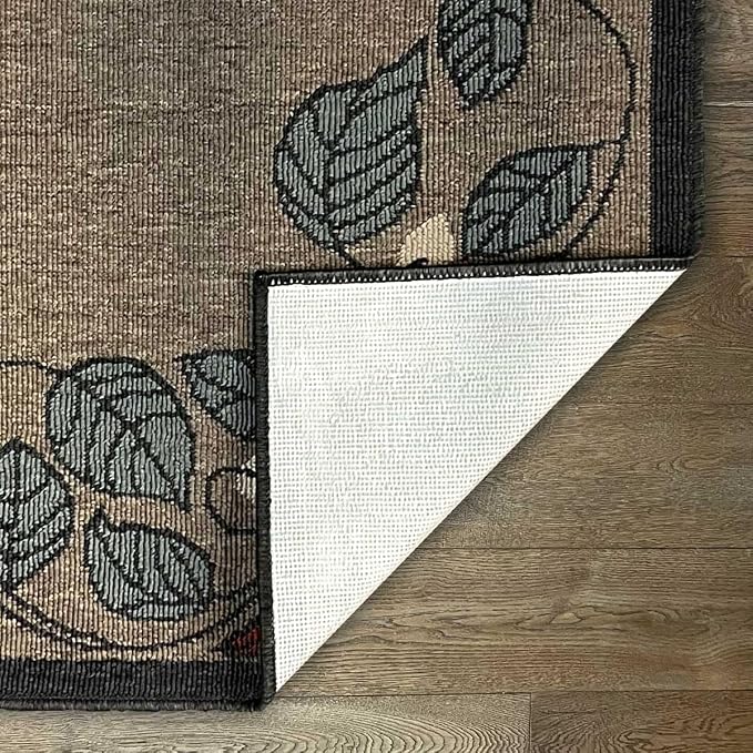 Pilgrim Home and Hearth 19670-1 - 3'x5' Area Rug - Area Rug with Non-Slip Backing, Ideal for Enteryway, Living Room, Bedroom, Kitchen, Bathroom, Laundry Room - Easy Clean, Durable, Low Pile Rug