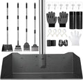 Dog Pooper Scooper for Large Dogs，10.25"X9.26" Extra Large Tray | Free with three extension rods, Reduce the frequency of garbage trips, for Large, Medium, Small Dogs & Multi-Dog Households
