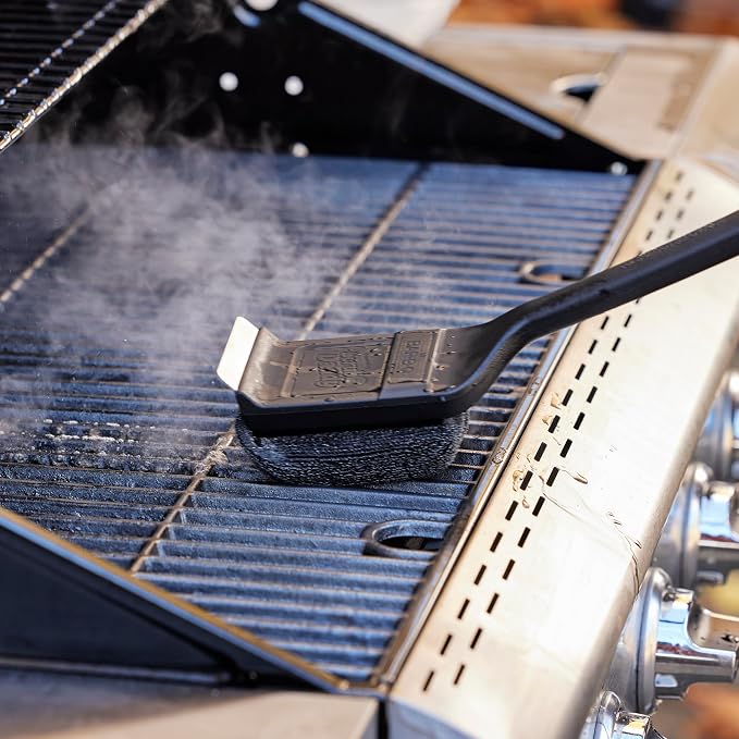 Mr. Bar-B-Q Steam Clean Bristle Free Grill Brush Powered by Scrub Daddy
