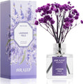 Reed Diffuser Set,1.69 fl oz (50 ml) - Lavender Field Oil Diffusers with 8 Reed Sticks,Home Fragrance Reed Diffuser for Bathroom Shelf Decor
