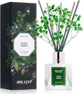 Reed Diffuser Set,3.38 fl oz (100 ml) - Black Forest Oil Diffusers with 8 Reed Sticks, Home Fragrance Reed Diffuser for Bathroom Shelf Decor