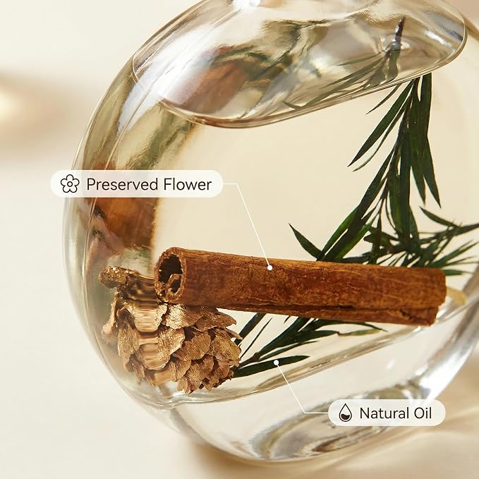 Cedarwood & White Musk Reed Diffuser, 3.34 Fl Oz | Luxury Hotel-inspired Scent,Air Fresheners for Bedroom, Bathroom, Living Room or Office; Gift-ready