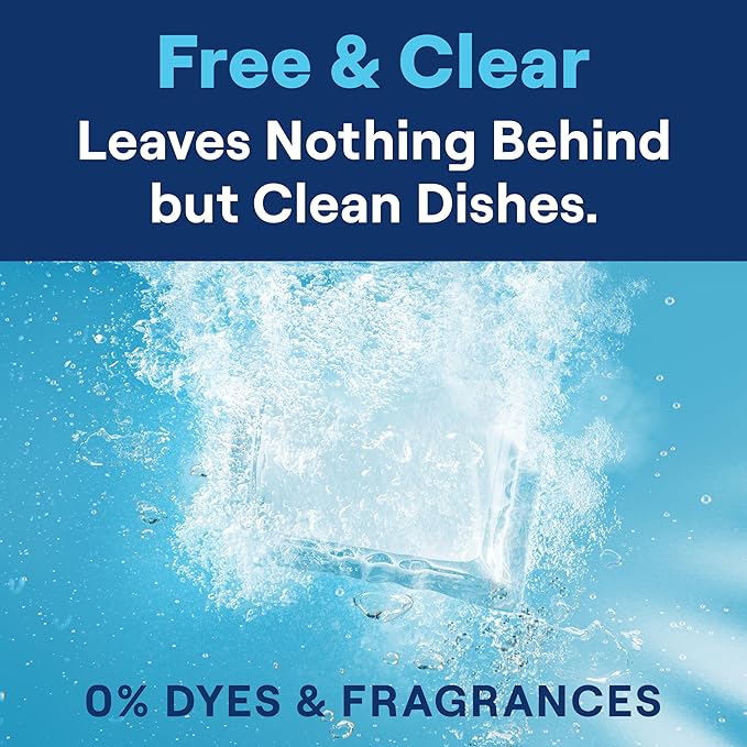 Seventh Generation Dishwasher Detergent Packs Free & Clear Pack of 6 for sparkling dishes Dishwasher tabs, 20 count