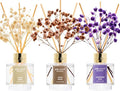 Reed Diffuser Set of 3,Clean Linen Lavender Field Cedar Wood Oil Reed Diffusers for Bedroom Living Room Office Aromatherapy Oil Reed Diffuser for Gift 50ml x 3