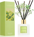 Reed Diffuser - Green Grape 6.7 fl oz Reed Diffuser with Sticks, Home Bedrrom Bathroom Shelf Decor