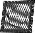 Square Shower Drain Hair Catcher, Flat Shower Drain Hair Catcher, Anti-Clogging Fast Drainage, Anti-Slip, Easy Clean Fits Bathroom Hair Catcher for Shower (Matte Black, 6 inch)