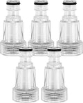 BuleVina 5Pcs Water Inlet Filter Connector Replacement Fits for DEWALT 20V MAX DCPW550 Cordless Pressure Washer Garden Hose Adapter Parts