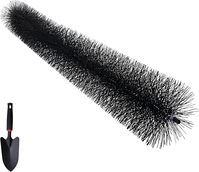 VEVOR Gutter Brush, 4.33 inch Diameter 80 Feet Total Length Gutter Cleaning Tools, Ground-Level Brush Leaf Guard for 5 Inch Gutters, Easily Clear Roof Leaves and Debris, 27 Pack