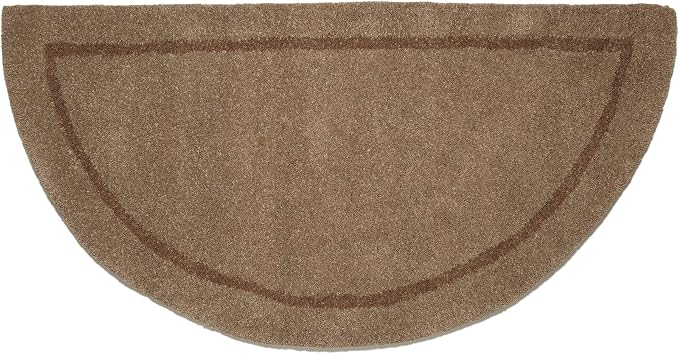 UniFlame - Beige Hand Tufted 100% Wool Hearth Rug - Size: 44" L x 22" W | Protects Floor from Heat, Embers, and Sparks