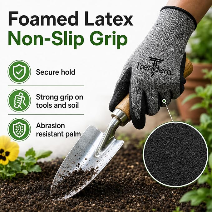 24 Pairs bulk gardening gloves guantes de trabajo para hombre work gloves with grip,Breathable latex dipped gloves,Superior to nitrile rubber,Suitable for weeding, construction, outdoor work
