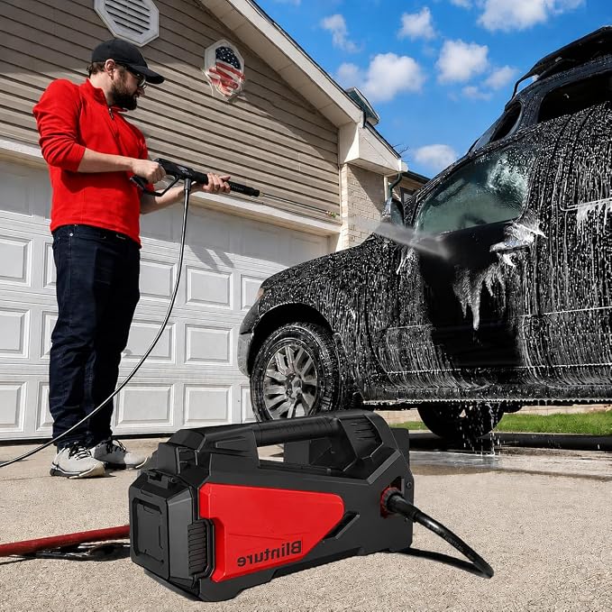 Battery Powered Water Transfer Pump, Cordless Power Washer Compatible Milwaukee 18V, 2Ah-5Ah Battery, Cordless Water Pump, Self-Priming RV Water Pumps, Pressure Pump 50FT Head(Not include Battery)