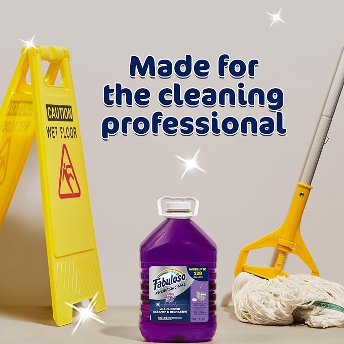 Fabuloso Professional All Purpose Cleaner & Degreaser - Lavender, 1 Gallon (Pack of 1)