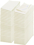 WHITEWRAP Shop Towels| Multipurpose Commercial and Residential Shop Cleaning|Car Wash, Polish, Housewares, Coffee Machine, Restaurant, Bathrooms, Electronics, Auto Garage | 50Pack 14"x12" Natural