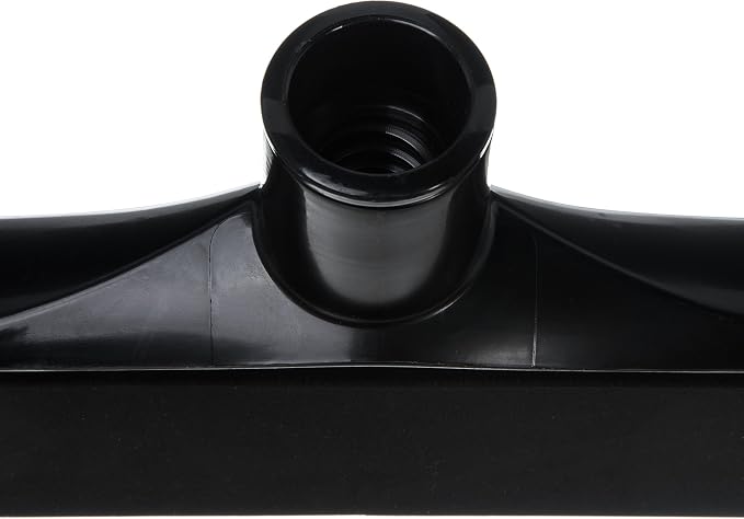 SPARTA 3656703 Plastic Floor Squeegee, Shower Squeegee, Heavy Duty Squeegee With Rubber Blade For Windows, Glass, Shower Doors, Floors, Windshields, 20 Inches, Black