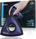 Analan Mini Pet Hair Remover for Car Detailing Dog Hair Tool(Blue Violet) | Deep Cleaning, Reusable Rubber, Gentle on Fabrics, Triangle Design For Car Interiors, Couch, Rugs, Carpet, Mats & Furniture