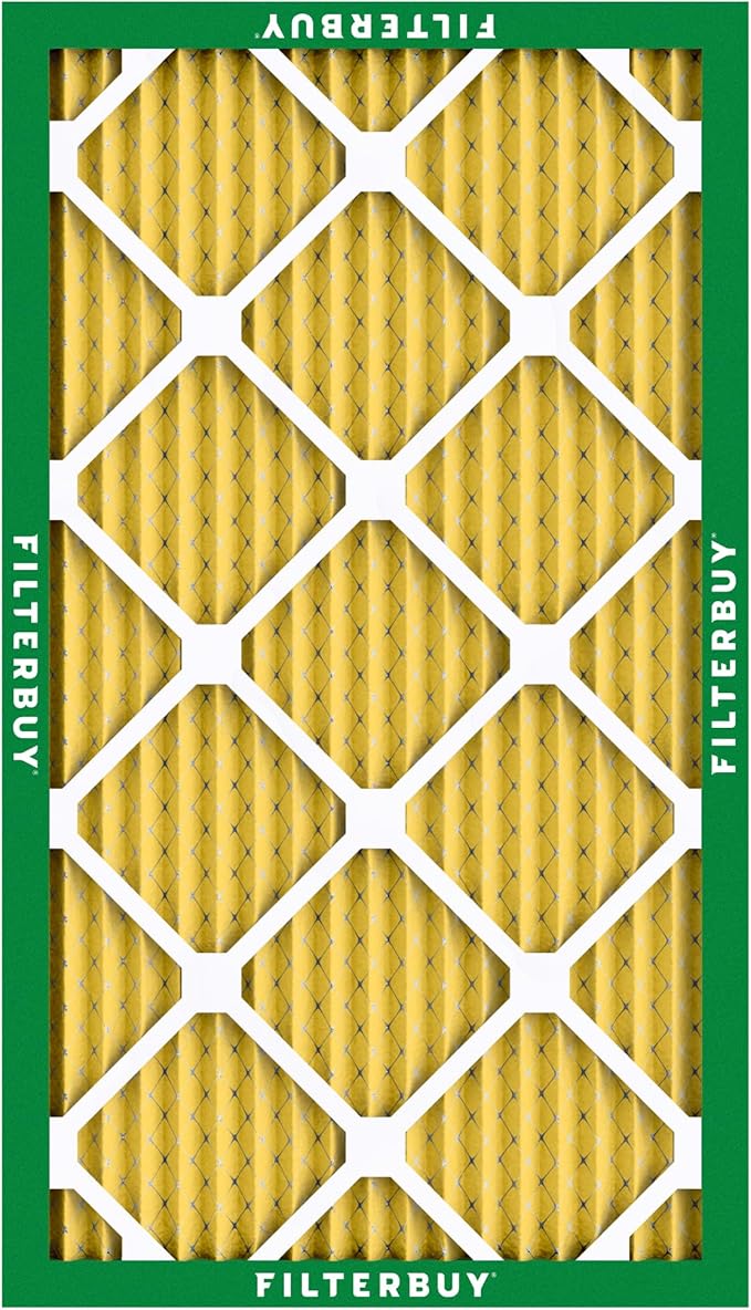 Filterbuy 12x36x1 Air Filter MERV 11 (MPR 1200) Allergen Defense Replacement (4-Pack), Electrostatic Pleated HVAC AC Furnace Filters, Made in USA (Actual Size: 11.88 x 35.88 x 0.75)