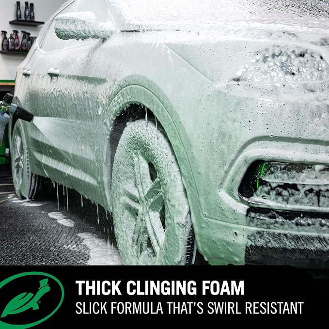 Turtle Wax Pure Wash Foaming pH Neutral Car Soap, 64 oz. (Pack of 1) | Bucket or Foam Cannon Application, Won't Strip Waxes or Coatings, Effective Clay Bar Lubricant, Spot-Free Finish