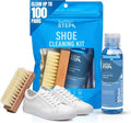 Shoe Cleaner Kit | Sneaker Cleaner (4 oz) with & Bristle Brush, Up to 100+ Washes, for All Washable Shoe Types