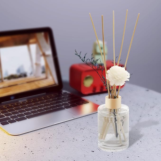 VFULIE 100PCS Reed Diffuser Sticks, Refill Replacement for Aroma Fragranc (100, Violet)