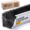 4.25" Gutter Guards, Fits 5 Inch Gutters, 45 Ft Leaf Filter | DIY gutter guard and leaf filter blocks leaves and debris, reduces cleaning and keeps water flowing in 5 inch gutters.