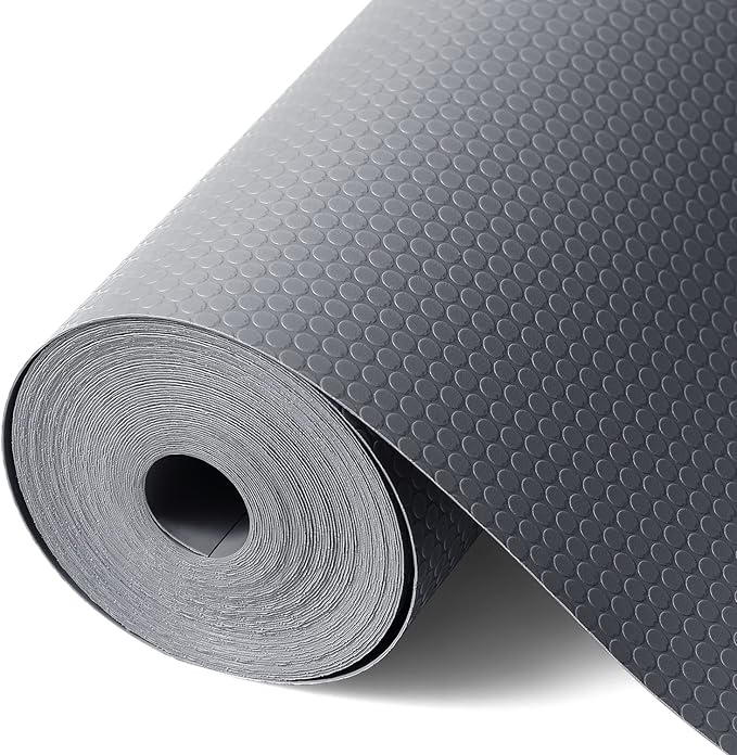 Shelf Liners for Kitchen Cabinets Non-Slip Drawer Liner Non Adhesive Cupboard Mat EVA Material Refrigerator Mats Fridge Liner Washable for Shoerack, Storage and Desks 11.8 x 118 Inches