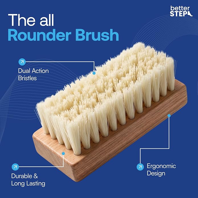 Shoe Cleaner Kit | Sneaker Cleaner (4 oz) with & Bristle Brush, Up to 100+ Washes, for All Washable Shoe Types