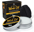 MEKER Mink Oil for Leather Boots, Leather Conditioner and Cleaner 3.52 oz-All-Natural Waterproof Soften and Restore Shoes