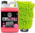Chemical Guys, Mr. Pink Car Wash Soap 64 oz with Wash Mitt | High-foaming Mr. Pink car wash soap with a chenille microfiber wash mitt; slick, scratch-free washing for cars and trucks.