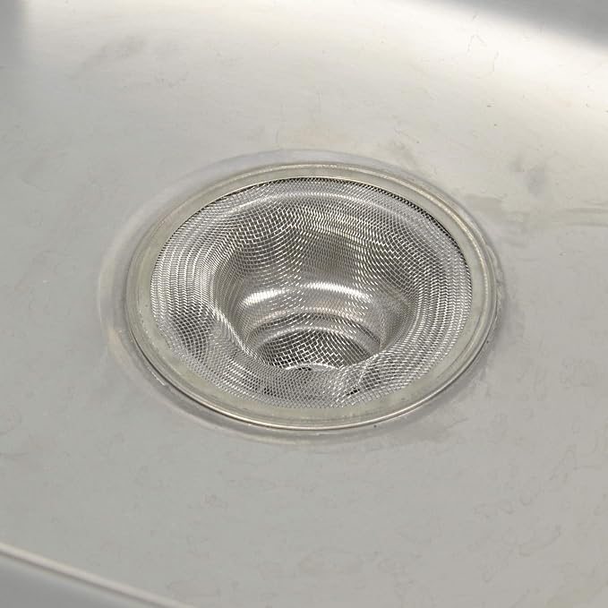 Danco 88820 2 in. Mesh Bathroom Lavatory Sink Strainer, Stainless Steel (Pack of 2)