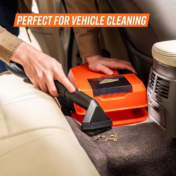 Armor All DVTB202 0902 2.5-Gal 20V Cordless Wet/Dry Vac with 2.0Ah Battery