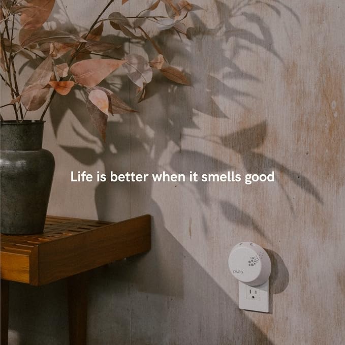 PuraHome Scent Refill - Smart Air Diffuser - Up to 120-Hours of Luxury Fragrance per Refill - Home Essential - Clean & Safe Diffuser Fragrance - 2 Pack, White Tea No. 1