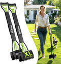 Large Dog Pooper Scooper for Yard, 32 inch Long Handle, 2-Pack