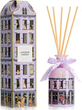 Reed Diffuser - Lavender Garden 6.76 fl oz Reed Diffuser with 8 Sticks Home Fragrance Bathroom Shelf Decor (Festive House Collection)