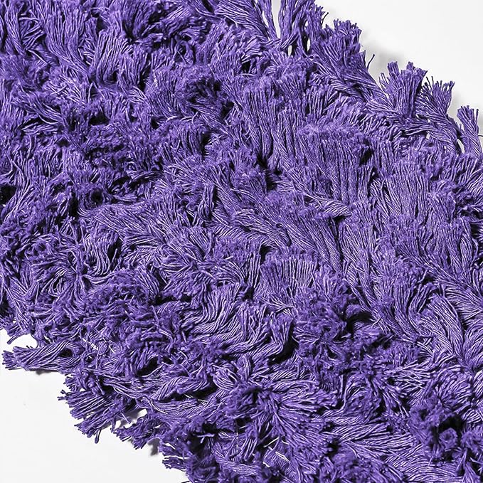 36 Inch Purple Commercial Dust Mop & Floor Sweeper with Extendable Handle – Mop for Hardwood, Tile, and Concrete Floor Cleaning