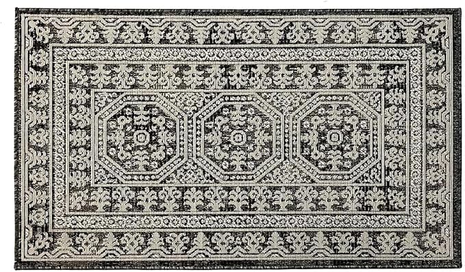 Pilgrim Home and Hearth 19676-1 - 3'x5' Area Rug - Area Rug with Non-Slip Backing, Ideal for Enteryway, Living Room, Bedroom, Kitchen, Bathroom, Laundry Room - Easy Clean, Durable, Low Pile Rug