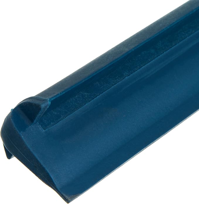 SPARTA 3656714 Plastic Floor Squeegee, Shower Squeegee, Heavy Duty Squeegee with Rubber Blade for Windows, Glass, Shower Doors, Floors, Windshields, 20 Inches, Blue (Pack of 2)