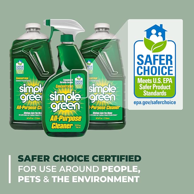 Simple Green All-Purpose Cleaner Spray and Refill, Green, 3 Piece Set, Original, 1 Count (Pack of 2)