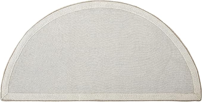 UniFlame - Beige Hand Tufted 100% Wool Hearth Rug - Size: 44" L x 22" W | Protects Floor from Heat, Embers, and Sparks