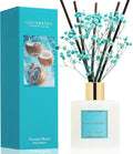 Reed Diffuser - Coconut Beach 6.7 fl oz Reed Diffuser with Sticks, Home Bedrrom Bathroom Shelf Decor