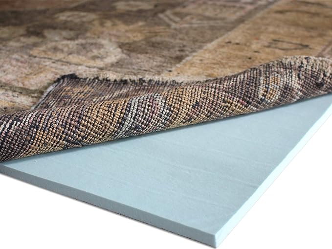 RUGPADUSA - Cloud Comfort Memory Foam - 7'x10' - 7/16" Thick - Luxurious Cushioned Rug Pad - Water Resistant